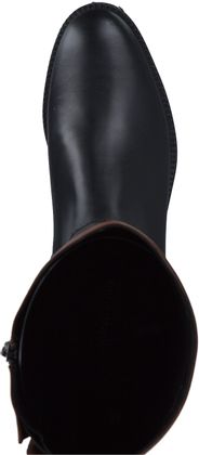 Konstantin Starke Damen-Stiefel aus Leder 190001000006 (Schwarz/Braun)