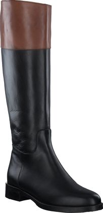 Konstantin Starke Damen-Stiefel aus Leder 190001000006 (Schwarz/Braun)
