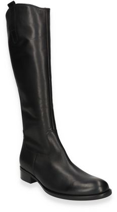 Gabor Damen-Stiefel aus Leder 195001000001 (Schwarz)