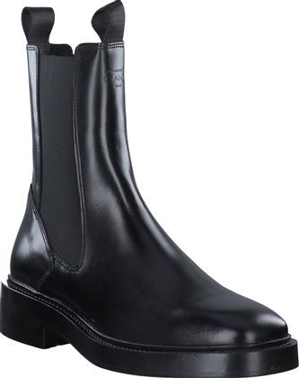 Gant FALLWI Damen-Stiefeletten aus Leder 105001000007 (Schwarz)