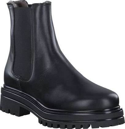 Shirley Mae Damen-Winterboots aus Leder 192001000016 (Schwarz)