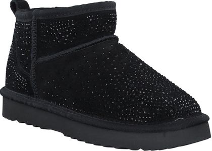 Konstantin Starke Damen-Winterboots aus Leder 192002000011 (Schwarz)