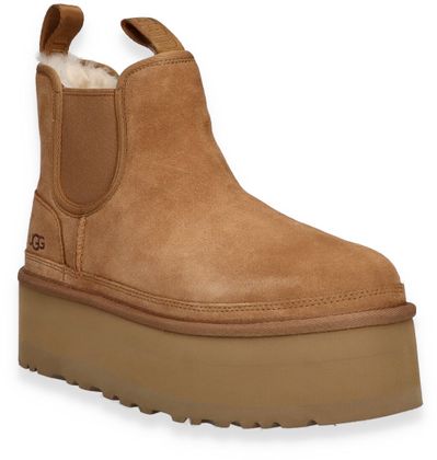 UGG Damen-Winterboots aus Leder 192222000010 (Braun)
