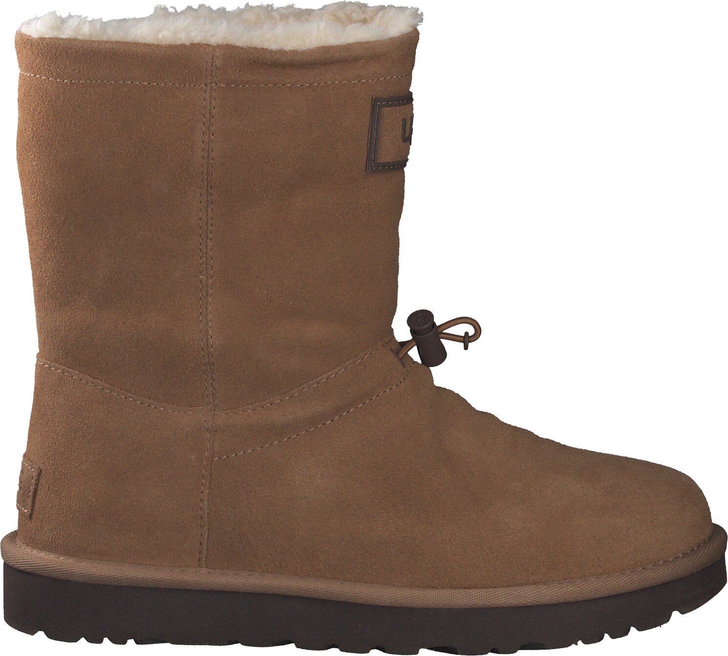 Ugg classic 2024 short zip braun