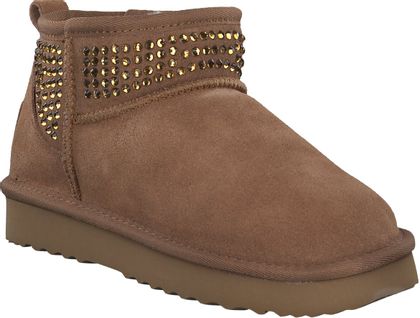 Konstantin Starke Damen-Winter-Boots aus Leder 192222000020 (Braun)