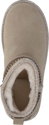Konstantin Starke Damen-Winter-Boots aus Leder 192302000006 (Beige)