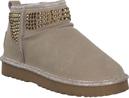 Konstantin Starke Damen-Winter-Boots aus Leder 192302000006 (Beige)
