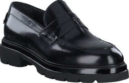 Konstantin Starke Herren-Slipper aus Leder 226001000015 (Schwarz)