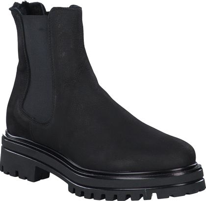 Shirley Mae Damen-Winter-Boots aus Leder 192002000008 (Schwarz)