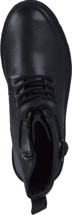 Blauer Damen-Boots aus Leder 102001000029 (Schwarz)