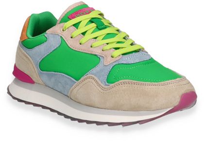 Thehoffbrand GOLD COAST Damen-Sneaker 101682000001 (Grün/Beige)