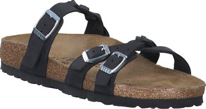 Birkenstock FRANCA BRAIDED Damen-Pantoletten 591002000000 (Schwarz)