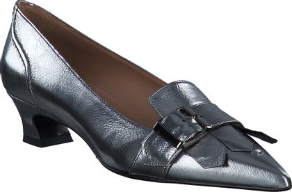 Phillip Hardy Damen-Pumps aus Leder 120911000000 (Silber)