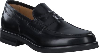 Richard Gordon Herren-Slipper aus Leder 226001000017 (Schwarz)