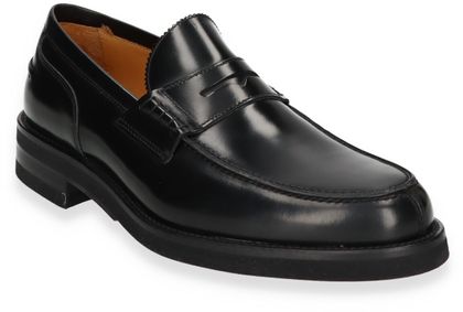 Richard Gordon Herren-Slipper aus Leder 226001000017 (Schwarz)