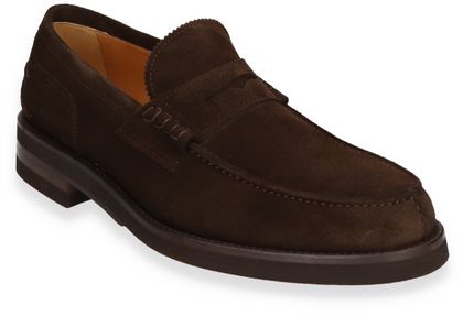 Richard Gordon Herren-Slipper aus Leder 226202000004 (Braun)