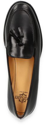 Trumans Damen-Slipper aus Leder 100001000004 (Schwarz)