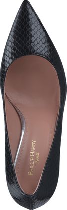 Phillip Hardy STEFY Damen-Pumps aus Leder 122005000000 (Schwarz)