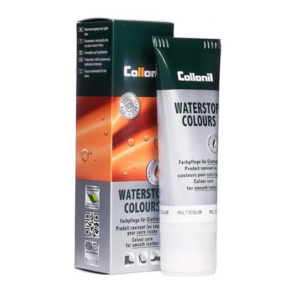 Collonil WATERSTOP COLOURS Farbpflege für alle Glattleder 75ml 951000000033 (Dunkelbraun)
