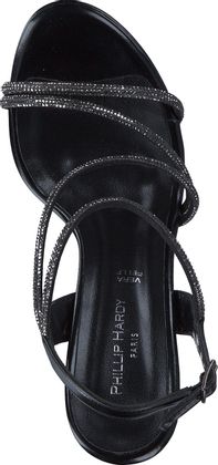 Phillip Hardy Damen-Sandaletten 185001000004 (Schwarz)