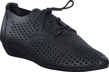 Arche ONYMAHI Damen-Schnürschuhe aus Leder 101001000043 (Schwarz)
