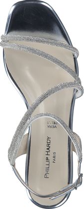 Phillip Hardy Damen-Sandalen 184911023115 (Silber)