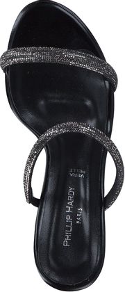 Phillip Hardy Damen-Pantoletten 181001000004 (Schwarz)