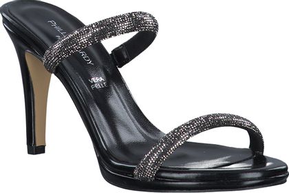 Phillip Hardy Damen-Pantoletten 181001000004 (Schwarz)