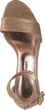 Phillip Hardy CARDINE Damen-Sandaletten aus Leder 185222000000 (Braun)