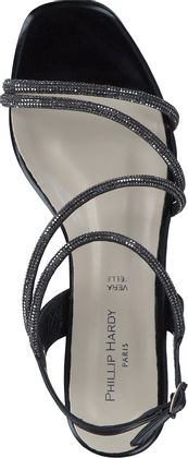 Phillip Hardy Damen-Sandalen 184001000011 (Schwarz)