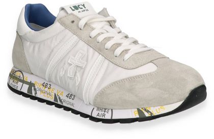 Premiata LUCY Herren-Sneaker 244702000002 (Weiß/Grau)