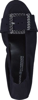 Kennel & Schmenger MALU Damen-Ballerinas aus Leder 103102000001 (Dunkelblau)