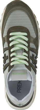 Premiata LANDECK Herren-Sneaker 244692000001 (Olivgrün/Bunt)