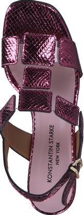 Konstantin Starke Damen-Sandaletten aus Leder 185595000000 (Pink)