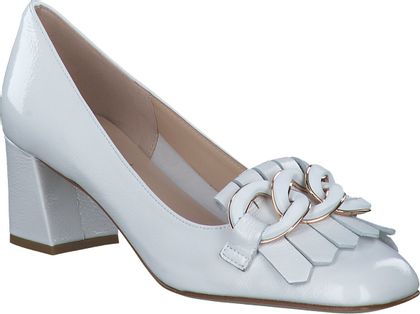 Shirley Mae Damen-Pumps aus Leder 121703000000 (Weiß)