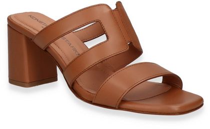 Konstantin Starke Damen-Pantoletten aus Leder 181221000000 (Braun)