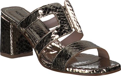 Konstantin Starke Damen-Pantoletten aus Leder 181905000001 (Gold)