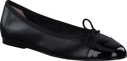 Shirley Mae Damen-Ballerinas aus Leder 103003000004 (Schwarz)