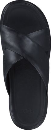 UGG CAPITOLA CROSS SLIDE Herren-Pantoletten 280001000001 (Schwarz)