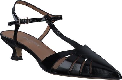 Phillip Hardy Damen-Slingpumps aus Leder 131003000005 (Schwarz)