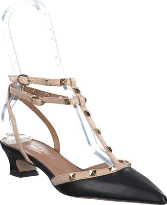 Phillip Hardy Damen-Slingpumps aus Leder 131001000001 (Schwarz)