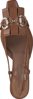 Phillip Hardy Damen-Slingpumps aus Leder 131221000000 (Braun)