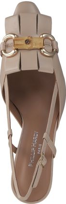 Phillip Hardy Damen-Slingpumps aus Leder 132301000001 (Beige)