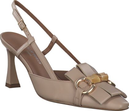 Phillip Hardy Damen-Slingpumps aus Leder 132301000001 (Beige)