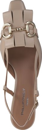 Phillip Hardy Damen-Slingpumps aus Leder 131301000005 (Beige)