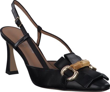 Phillip Hardy Damen-Slingpumps aus Leder 132001000003 (Schwarz)