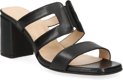 Konstantin Starke Damen-Pantoletten aus Leder 181001000003 (Schwarz)