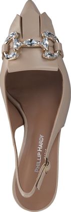 Phillip Hardy Damen-Slingpumps aus Leder 132301000000 (Beige)