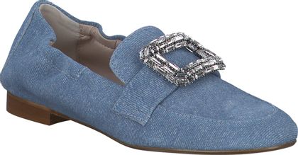 Phillip Hardy Damen-Slipper aus Leder 103142000002 (Hellblau)