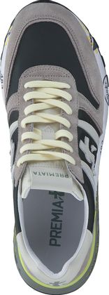 Premiata LANDER Herren-Sneaker 244602000003 (Grau/Grün)